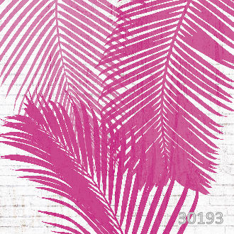 Розовые пальмовые листы