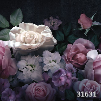 Bouquet of roses purple