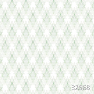 Geometric pattern green
