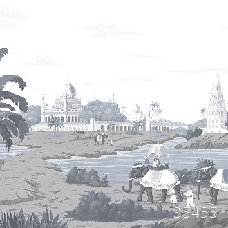 Индийские джунгли (гравюра)